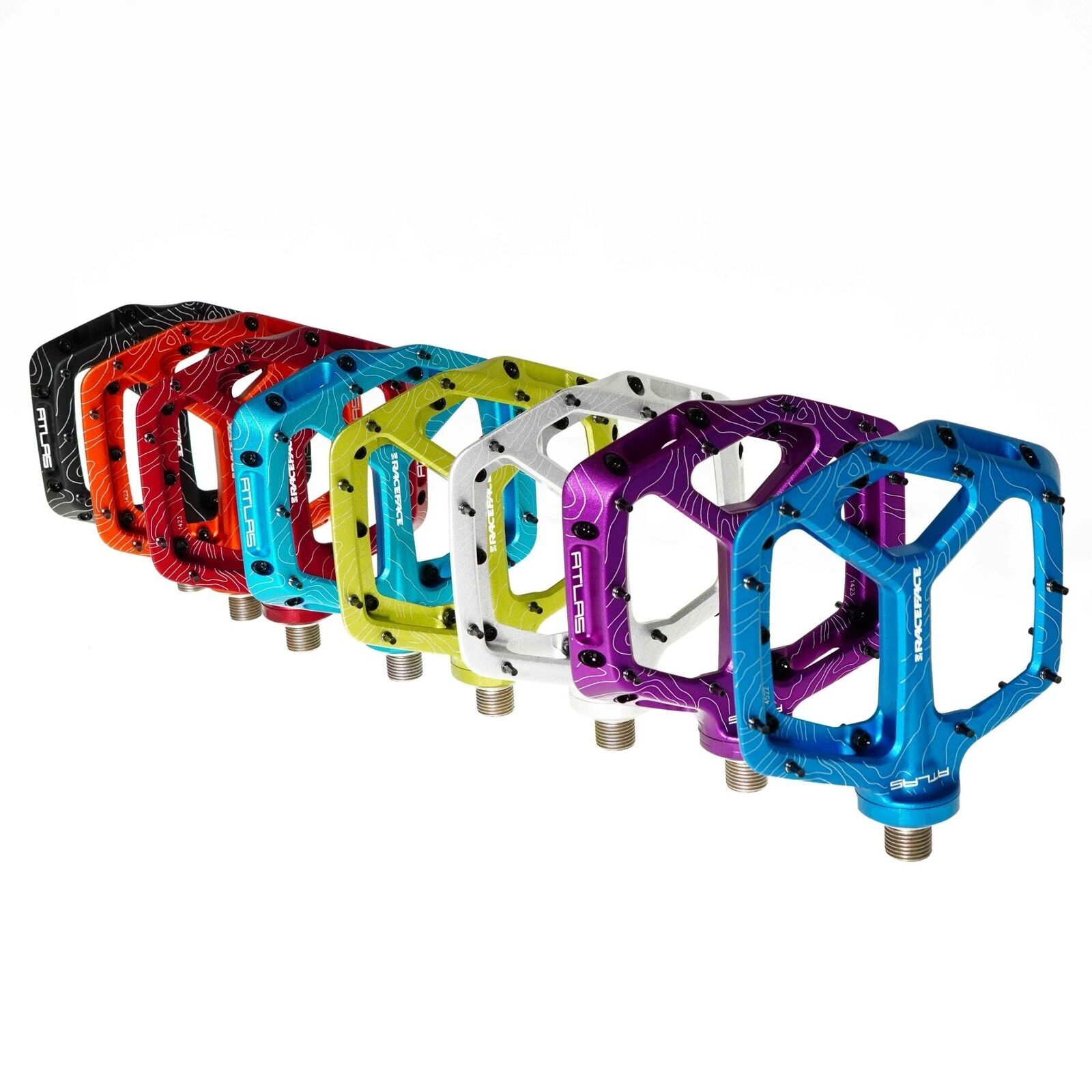 Race Face Atlas Platform Pedals 9/16″ Mountain Bike MTB Alloy Pedal 8 Colors