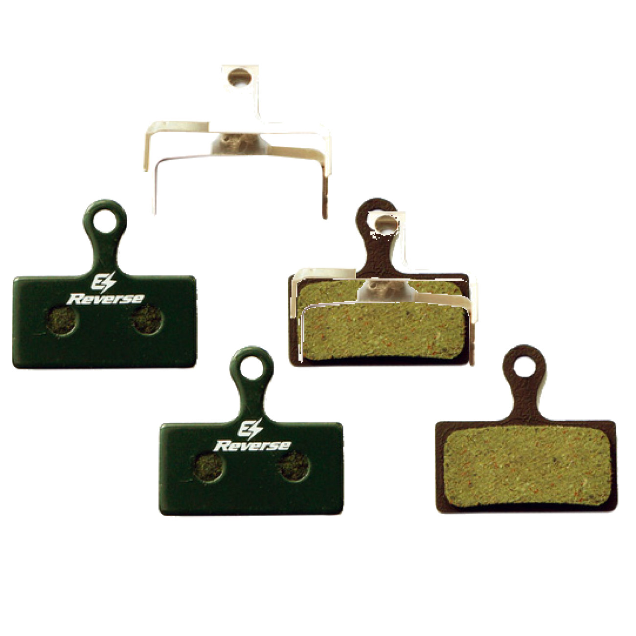 G-Type 2-Piston E-Bike Brake Pads Organic Disc Pads with Steel Backing System