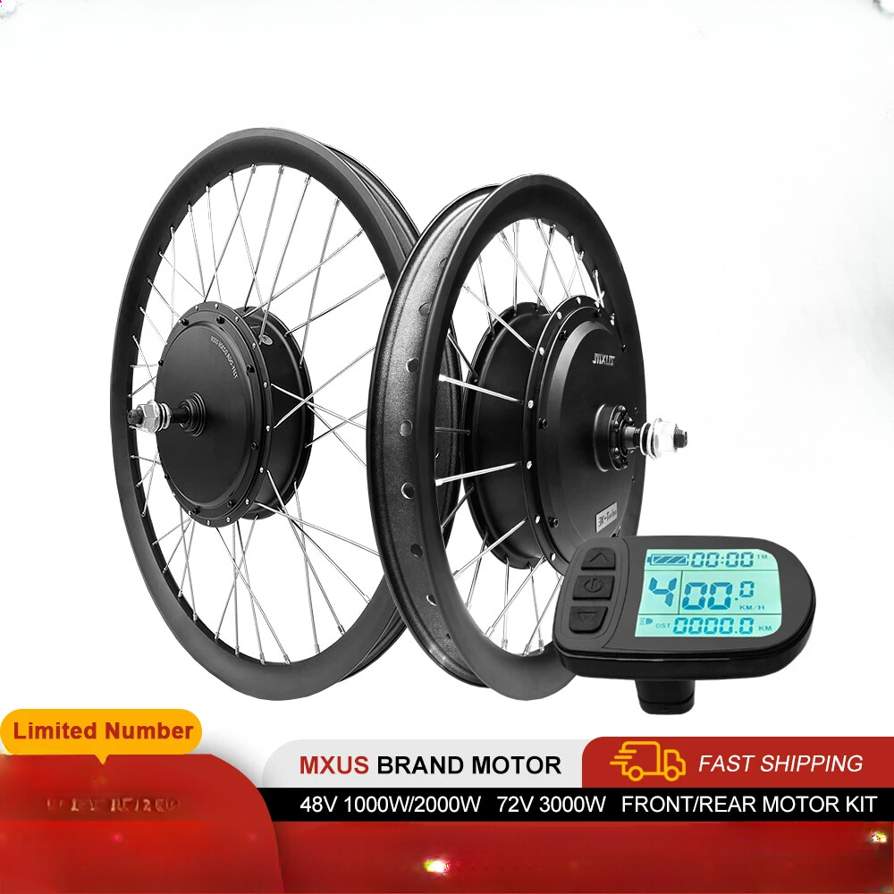 48V 72V 1000W 2000W 3000W Brushless Front Rear Hub Motor Wheel for MTB E-Bike