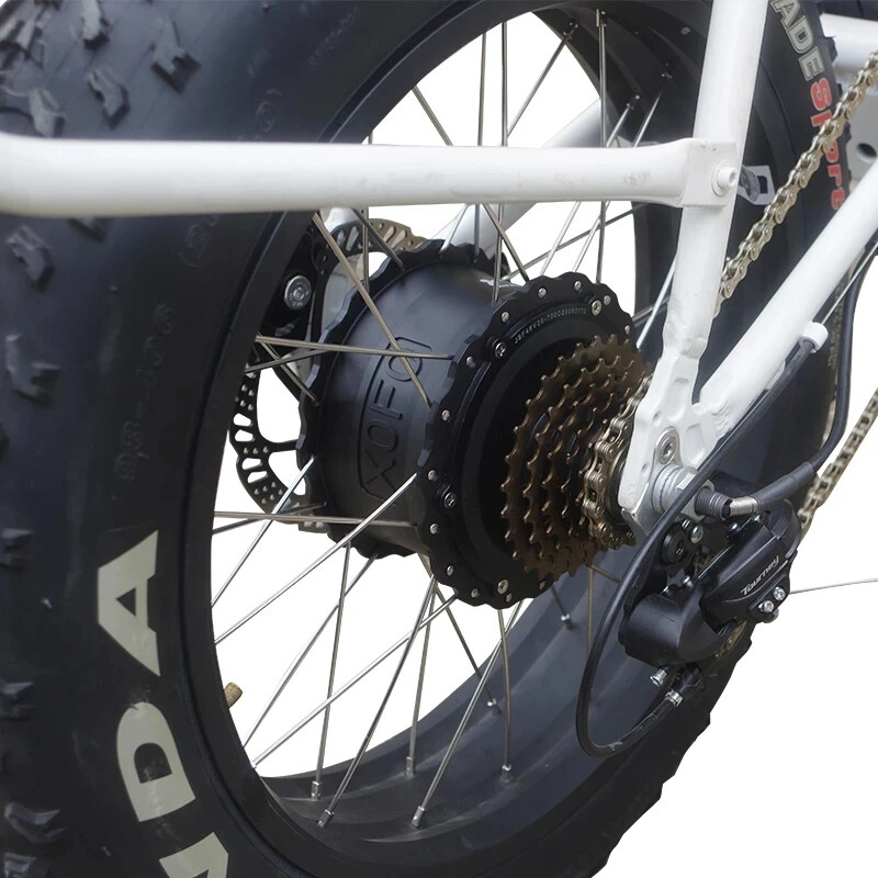 48V 1000W 20/24/26” Snow Fat Electric Bicycle Rear Hub Motor Droupout 170/190mm