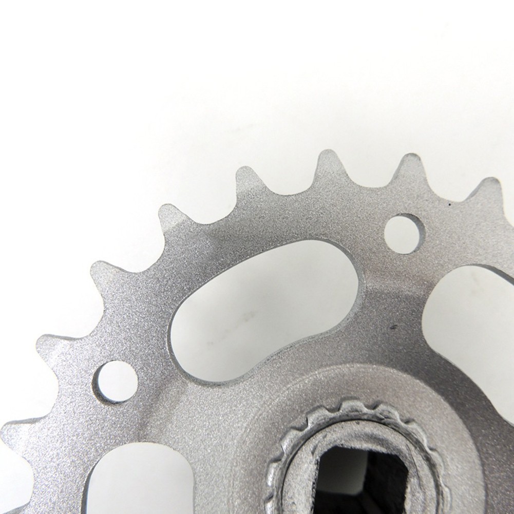 28T Lightweight Bike Crankset for Children with 114mm Size and Aluminum Build