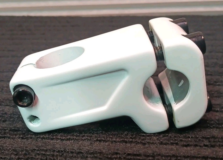 DK BMX Stem 1 1/8 Threadless Old School BMX Neck White
