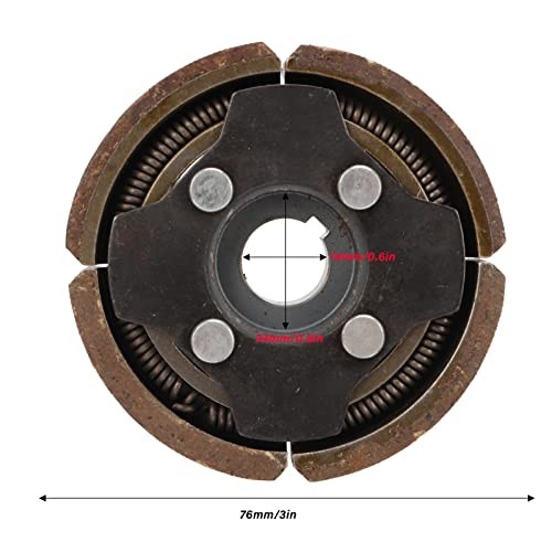 Gas Engine Flyweight, Flyweight, 76mm Clutch Flyweight with Slot Metal Alloy