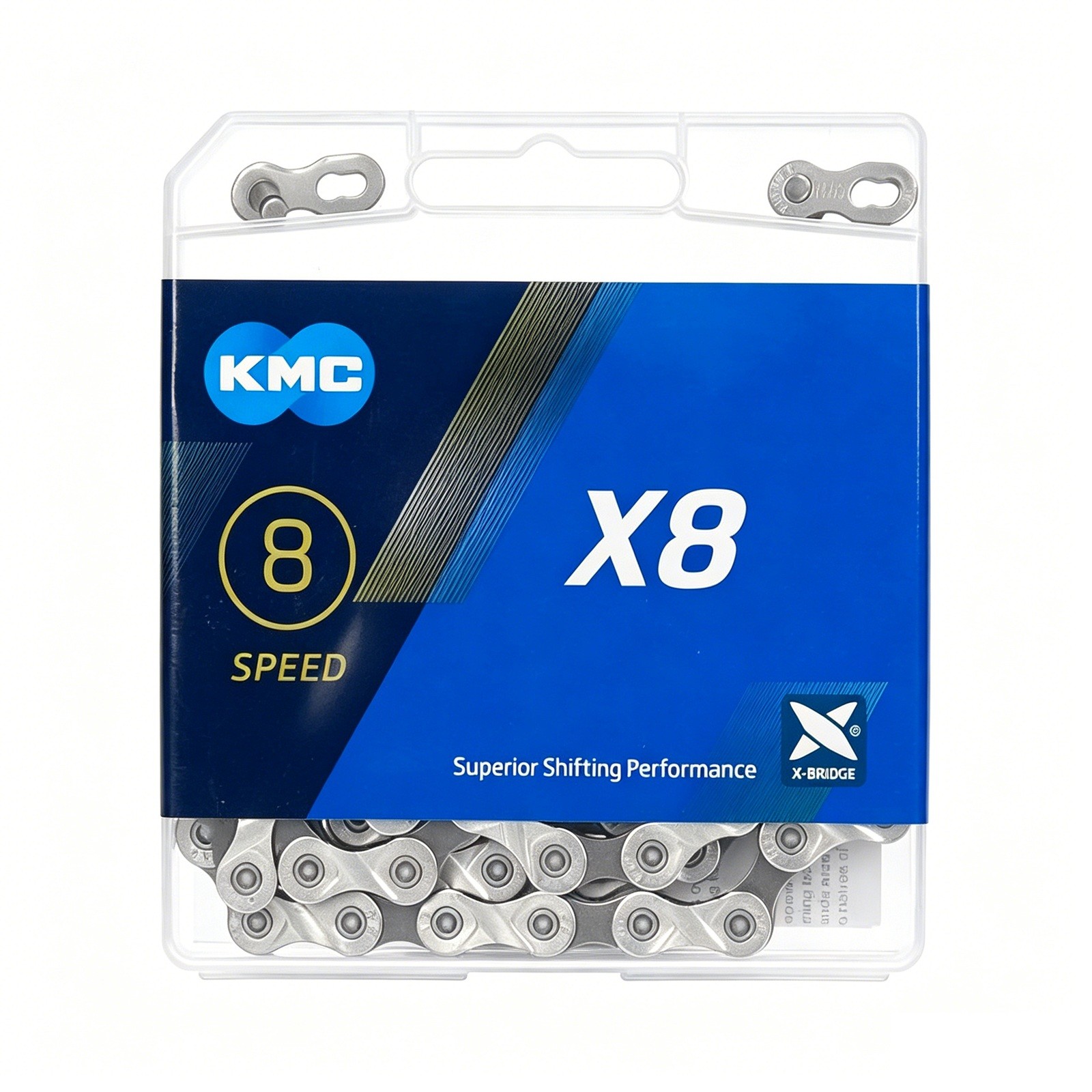 KMC X8 8-Speed Bicycle Chain 116 Links Mountain Bike/Road for Shimano SRAM Campy