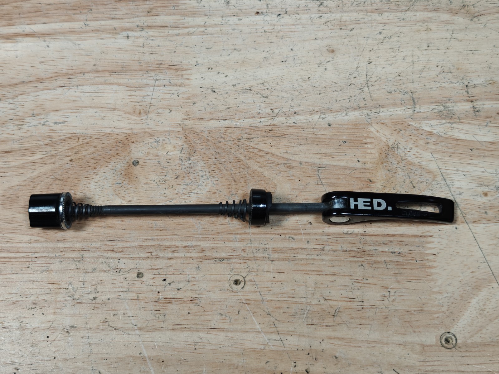 HED Quick Release Skewers Black Anodized Road Bike 100/130mm QR