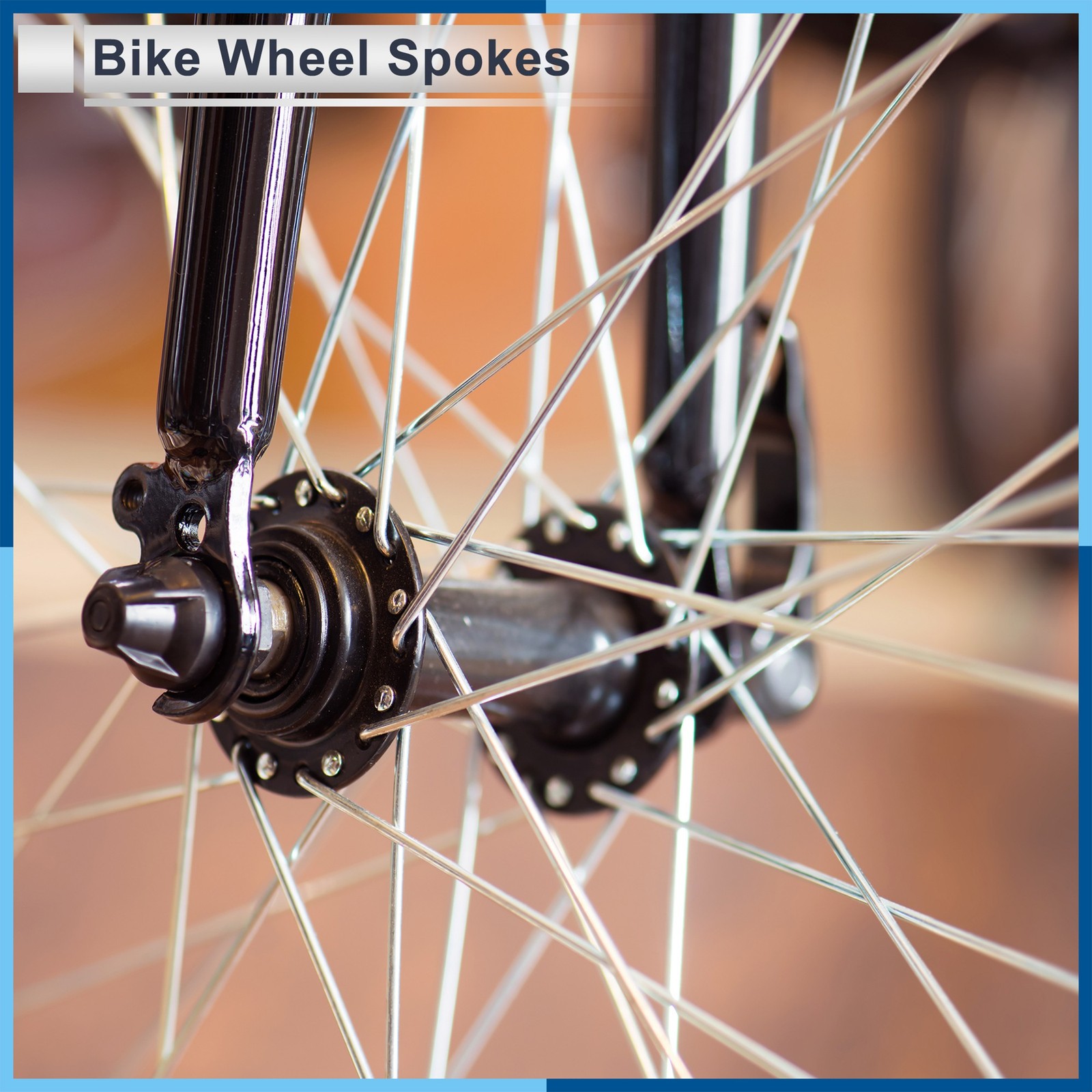 1 Set 12G 76mm Length Bicycle Spokes Nipple Carbon Steel Universal