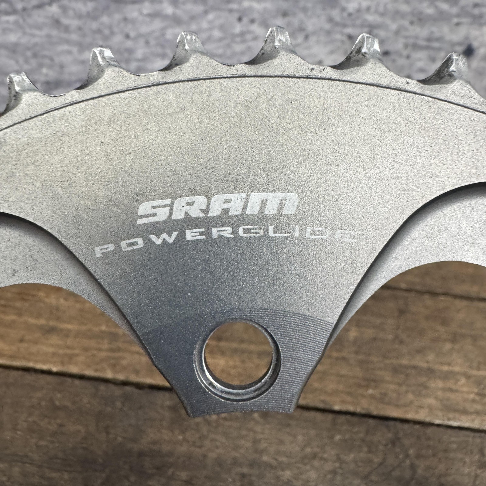 SRAM PowerGlide 50T Chainring 110 BCD 5-Arm Gray 10 Speed Road Bike 10s