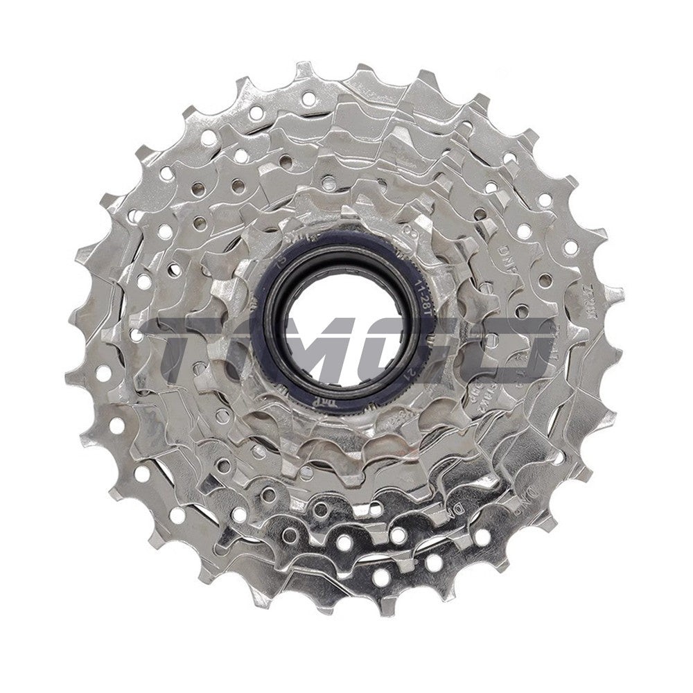 DNP 7/8 Speed Nickel Freewheel Screw-On Cassette 11-28T/11-32T for Shimano Sram