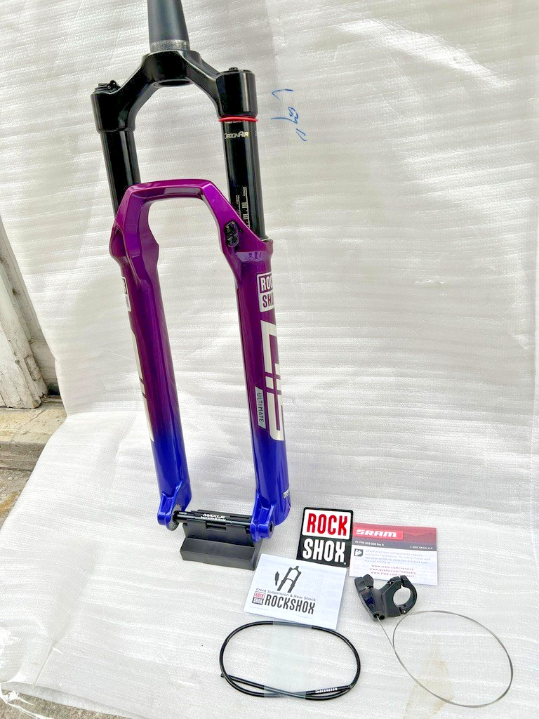 Brand New RockShox SID Ultimate 29″ 110mm Fork 15×110 Purple Blue RARE