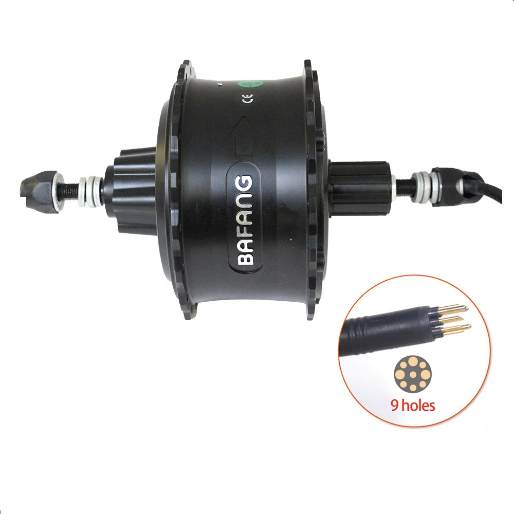 36V 48V 500W Bafang Motor Brushless Geared Fat Wheel Ebike Rear 175mm 190mm