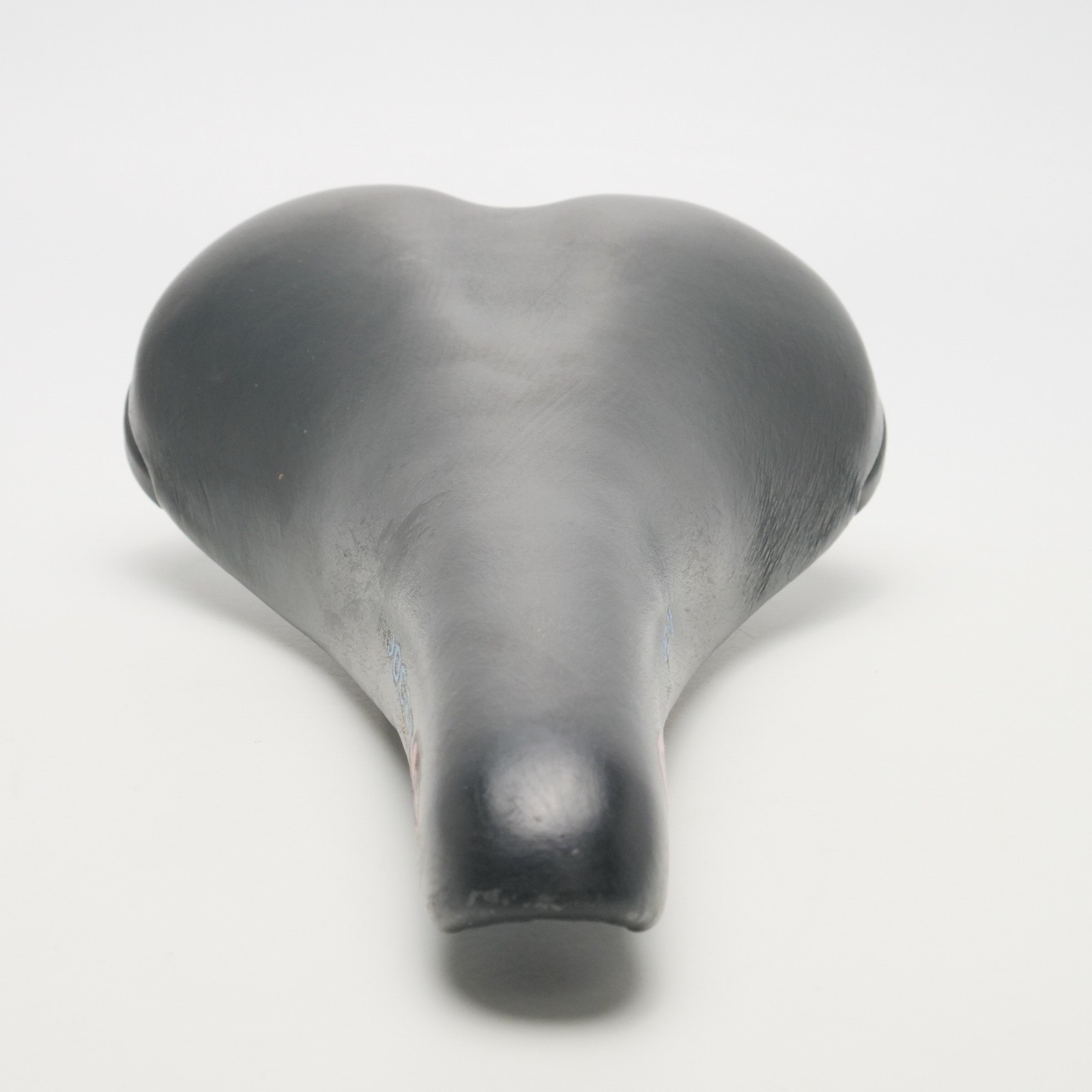 Avocet O2 Air 40R Saddle Titanium Leather 270x150mm Black Italy 224g Vintage