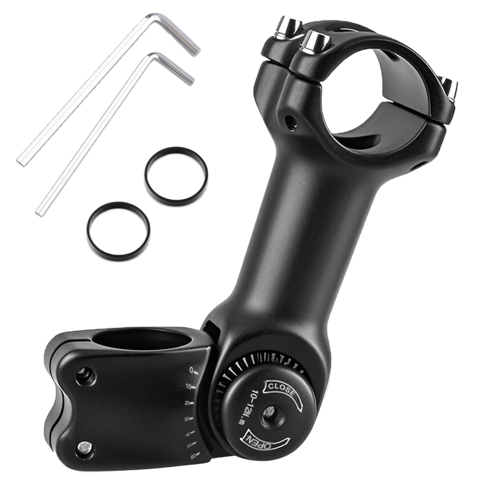 Bike Stem 25.4 31.8 Adjustable 90/110/130/145mm Bike Handlebar Extender Stem …