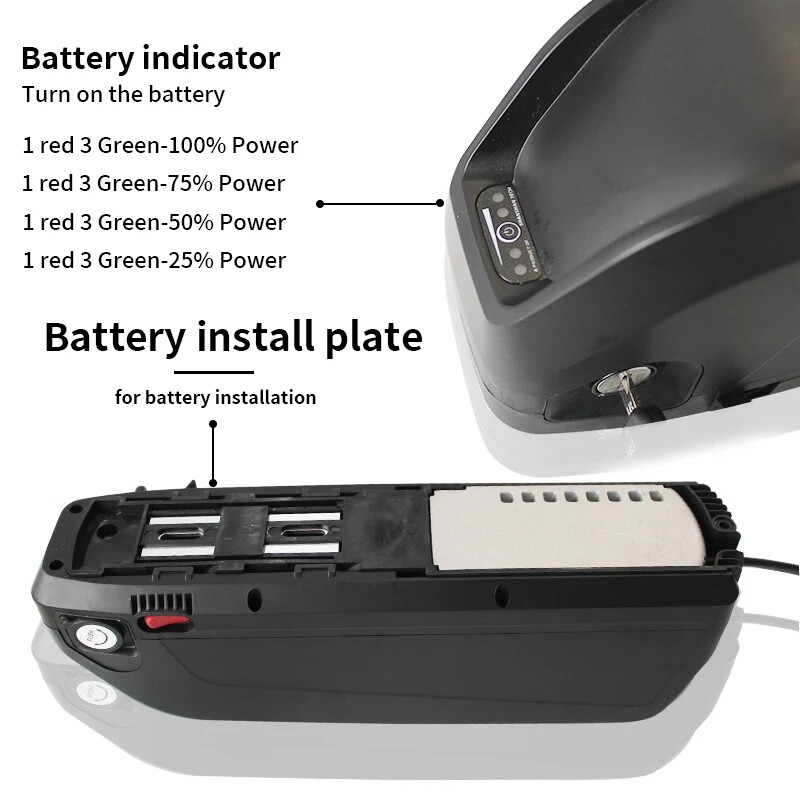 48V 20Ah Hailong Batterys for 200W-1000W Ebike Electric Bike Li-ion Batterys BMS