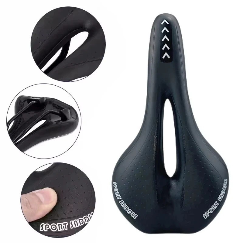 Soft Gel Bike Saddle Seat Comfort Bicycle Cycling Mountain Road Cushion Padded: