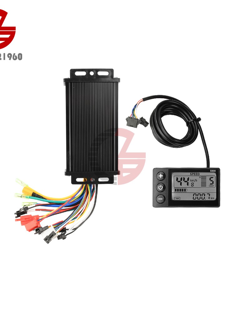 36V 48V 64V 40A 30A 20A Brushless Motor Controller E-Bike S866 LCD Display Meter