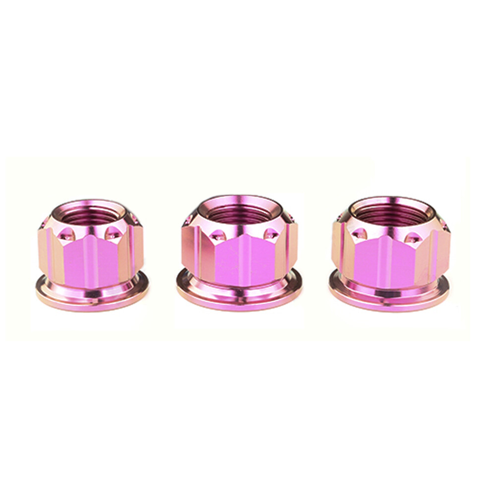 Titanium Nut Flange Hex Nuts for Bike Motorcycle M16/M18/M20/M22/M24/M25/M28