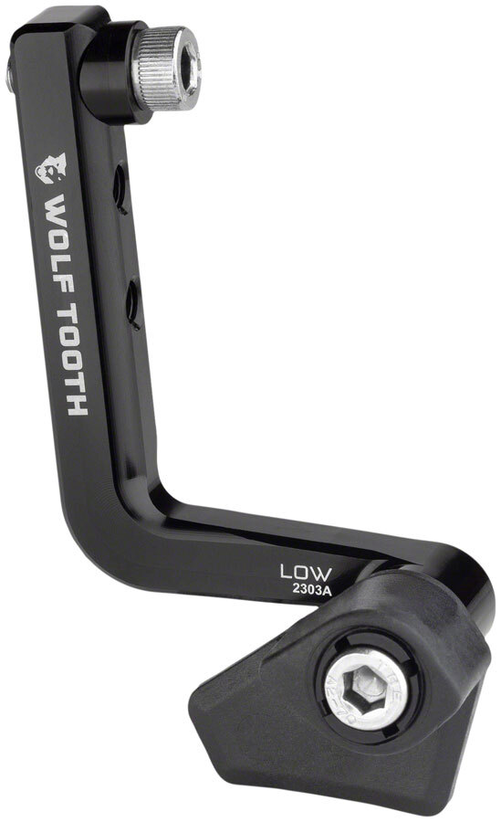 Wolf Tooth LoneWolf Aero Chainguide – 34t-52t, Braze-On, Low Mount, Black