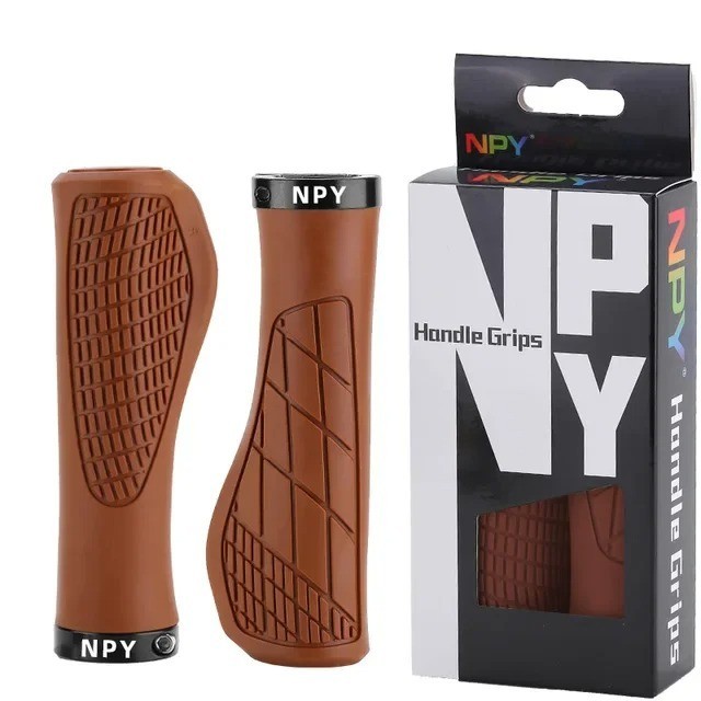 Bicycle Handlebar Grips Rubber MTB Grips Lock-on Grip Shockproof Anti-slip Mount