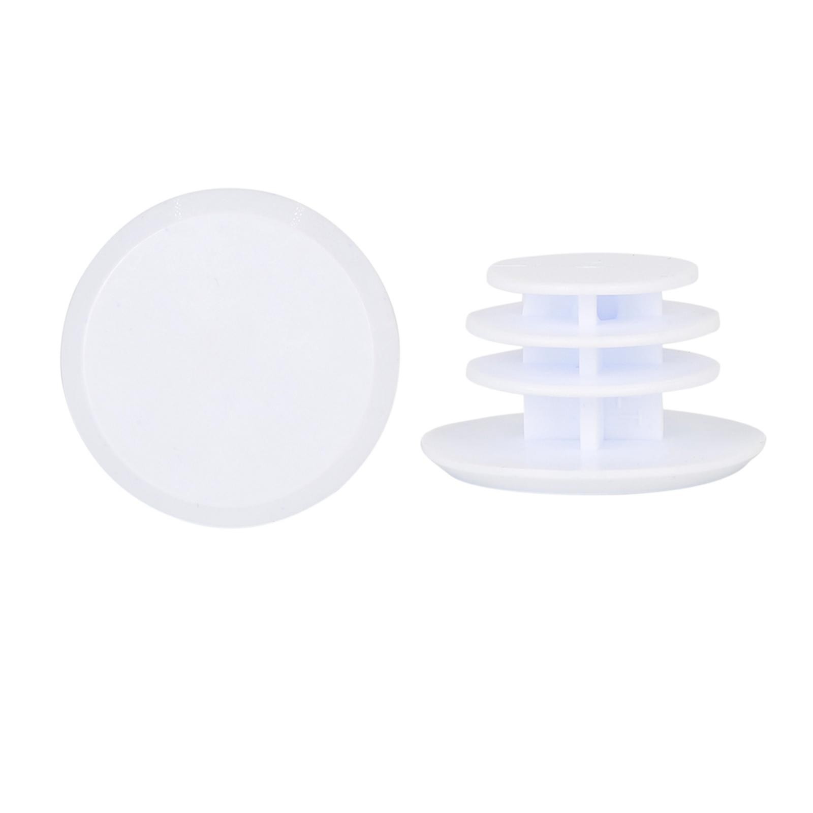 6pcs Cycling Bike Bicycle Handlebar Bar Rubber End Plugs Caps Locking Grip White