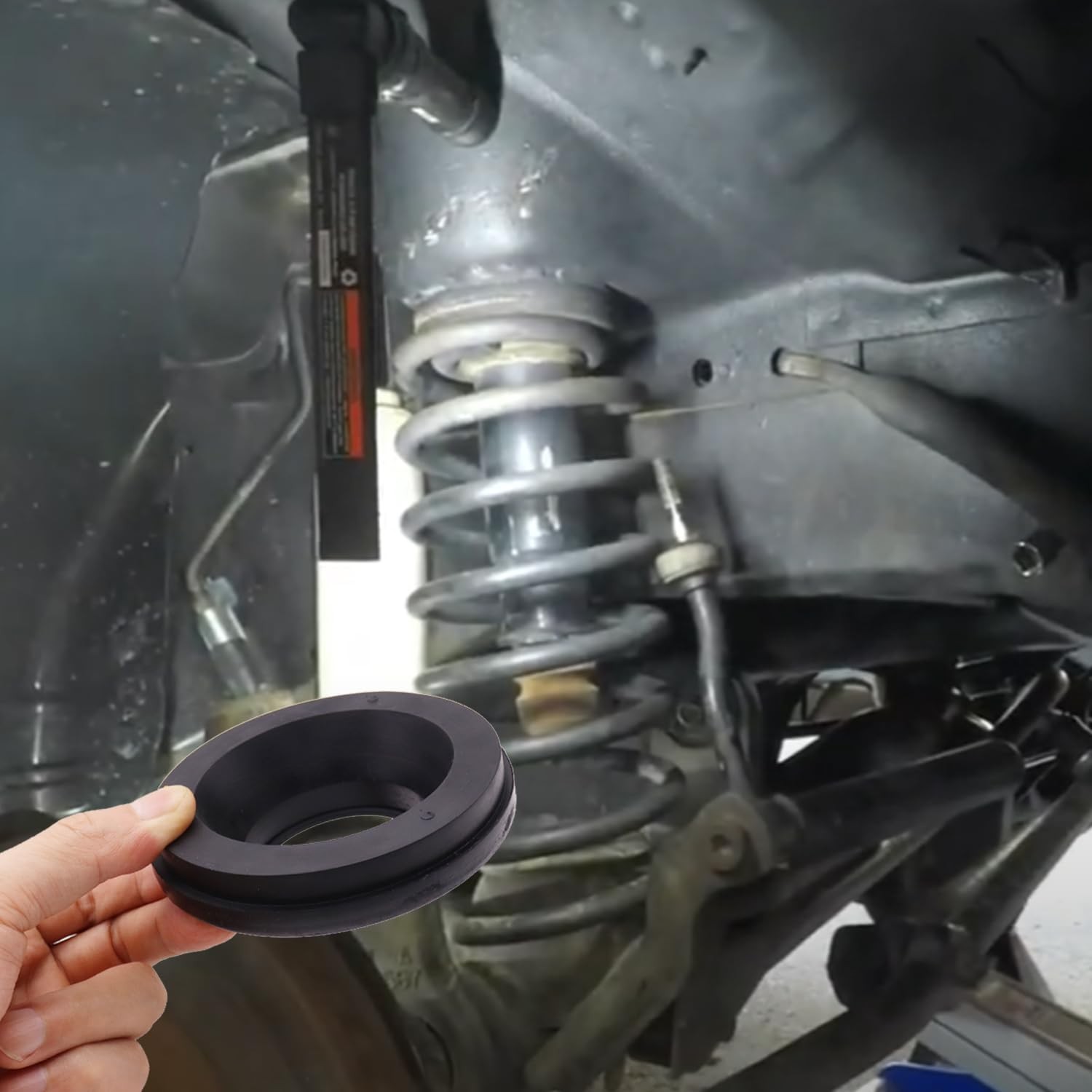 Front Upper Coil Spring Insulators, Coil Spring Isolators Compatible with 198…