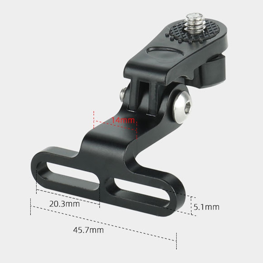 Sturdy Aluminum Alloy Bike Headlight Lamp Bracket for Secure Attachment