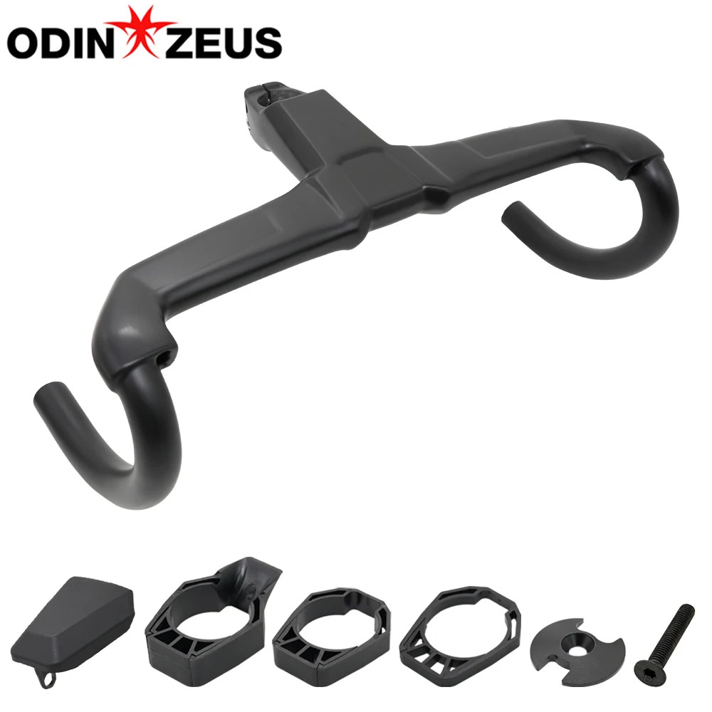 Full Carbon Integrated Drop Bar 6 Degree Flare Road Bike Aero Handlebar