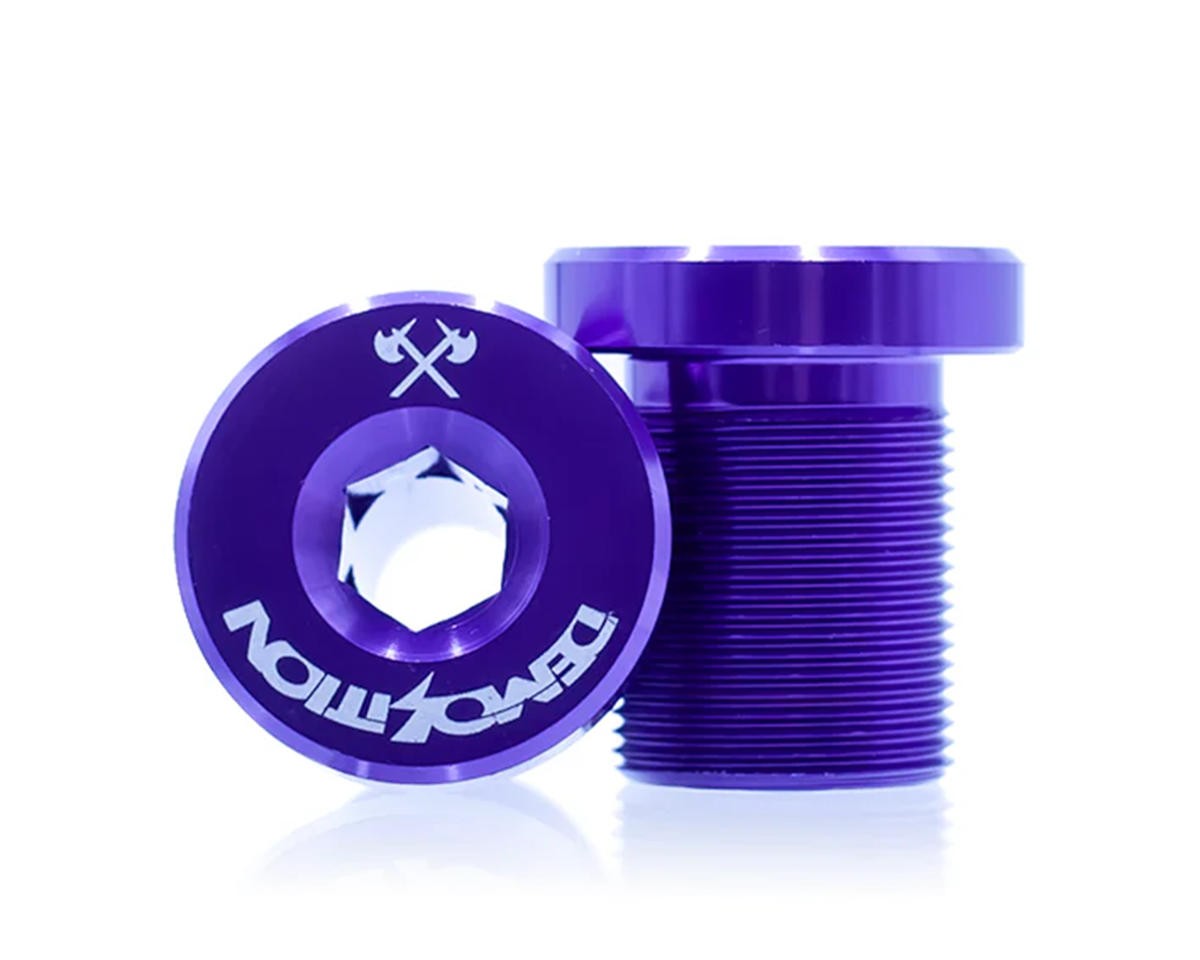 Demolition Alloy Flush Mount Spindle Bolts (Purple) (24mm) (Pair) (18 x 1.0mm)