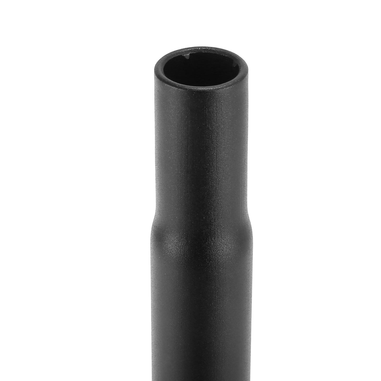25.4x450mm Bicycle Seat Post Aluminum Alloy Seat Tube without Scale Mark Black