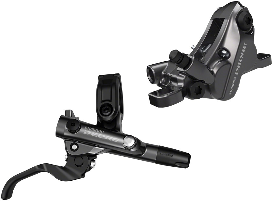 Shimano Deore BL-M6100/BR-M6120 Disc Brake and Lever Rear Hydraulic Resin Pads
