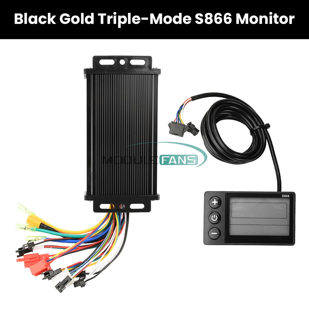 36V 48V 64V 750-1500W Brushless Motor Controller Motor Driver E-Bike S866 Meter