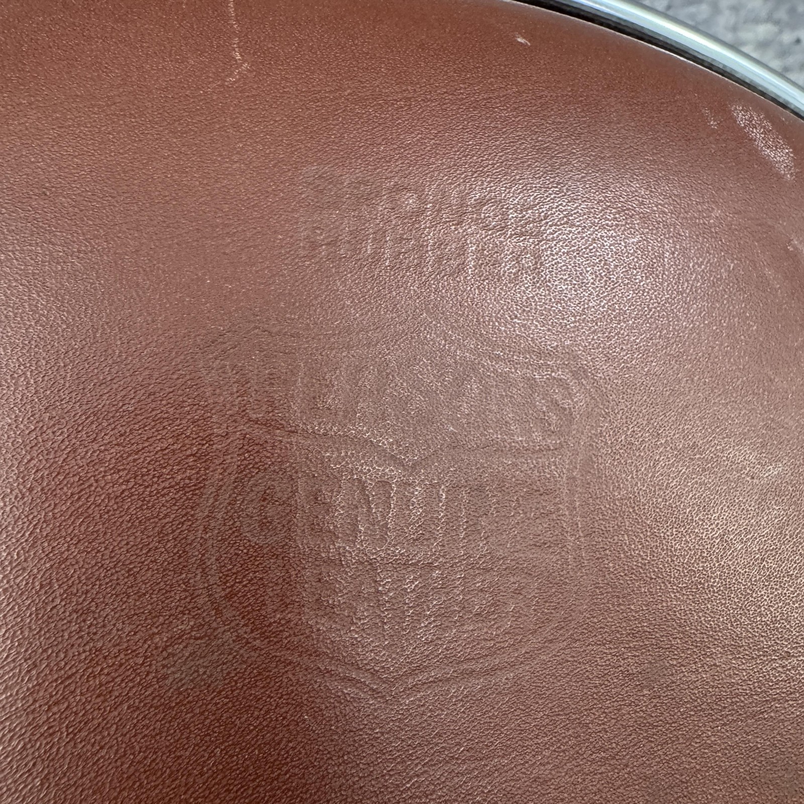 Vintage Persons Bicycle Saddle Seat Brown Genuine Leather 90s 99 Cruiser Spring