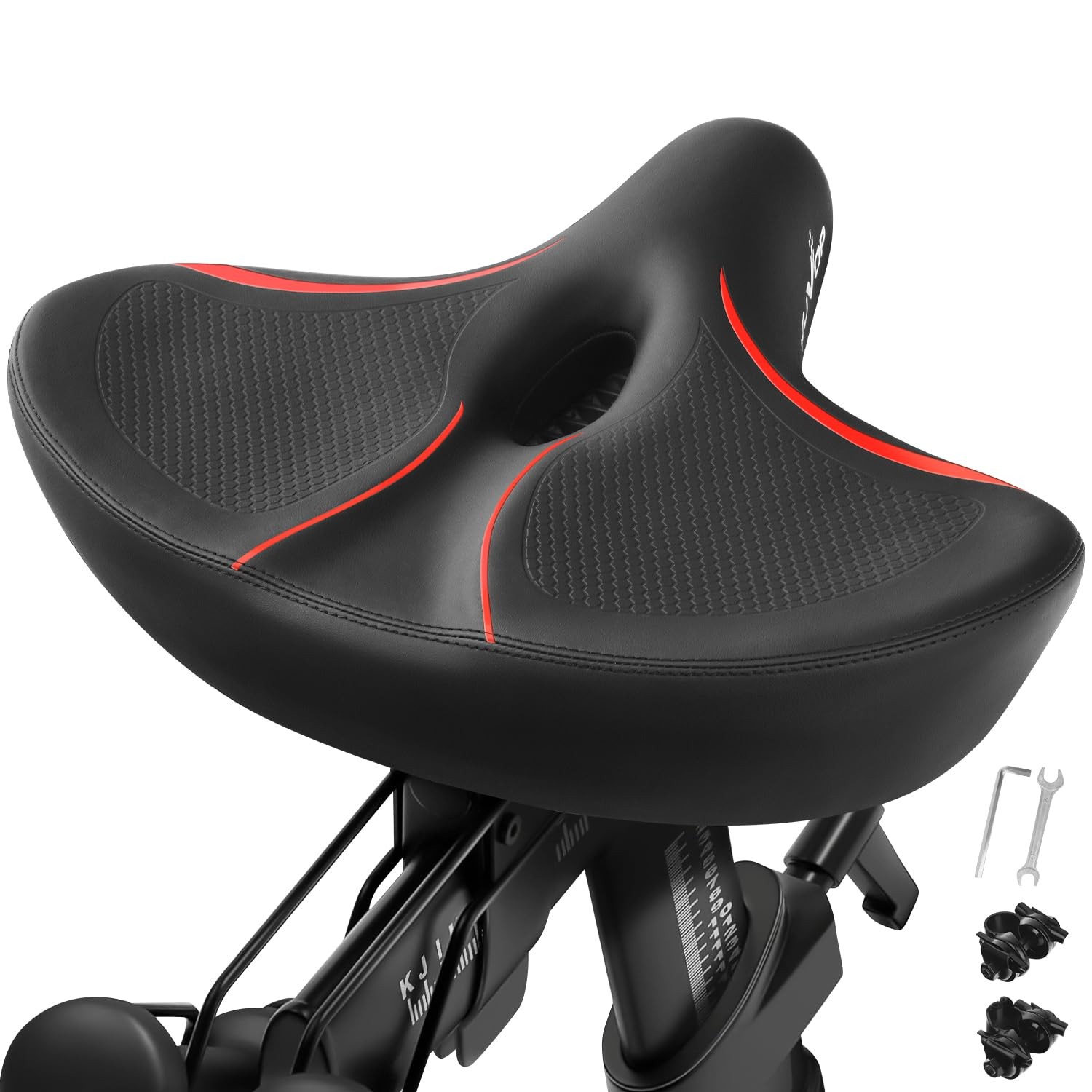 Oversized Bike Seat, Comfort Bicycle Seat Replacement for Men & Women, Extra …