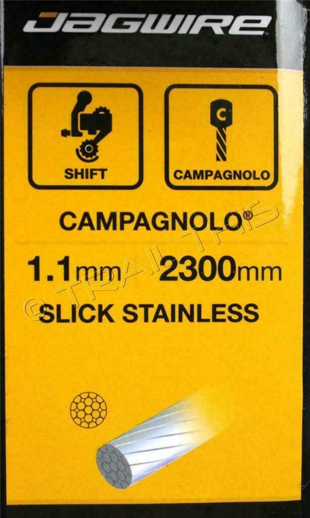 10 x Jagwire Slick Stainless Steel Brake & Shift Cables Set for Campagnolo Campy