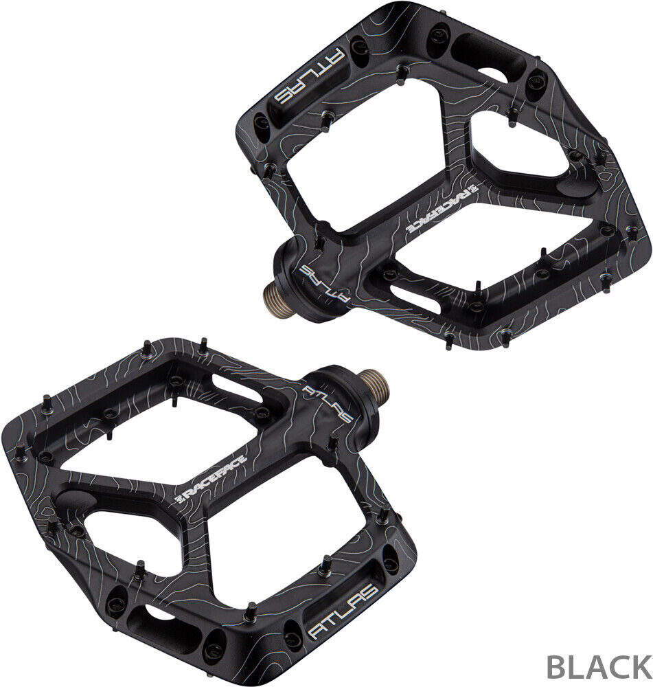 Race Face Atlas Platform Pedals 9/16″ Mountain Bike MTB Alloy Pedal 8 Colors