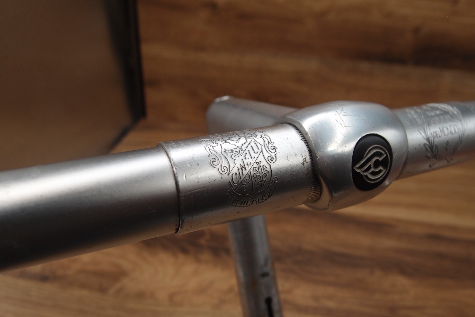 drop bar Cinelli Campione del Mondo Old Logo Milano 1995 + Cinelli quill stem