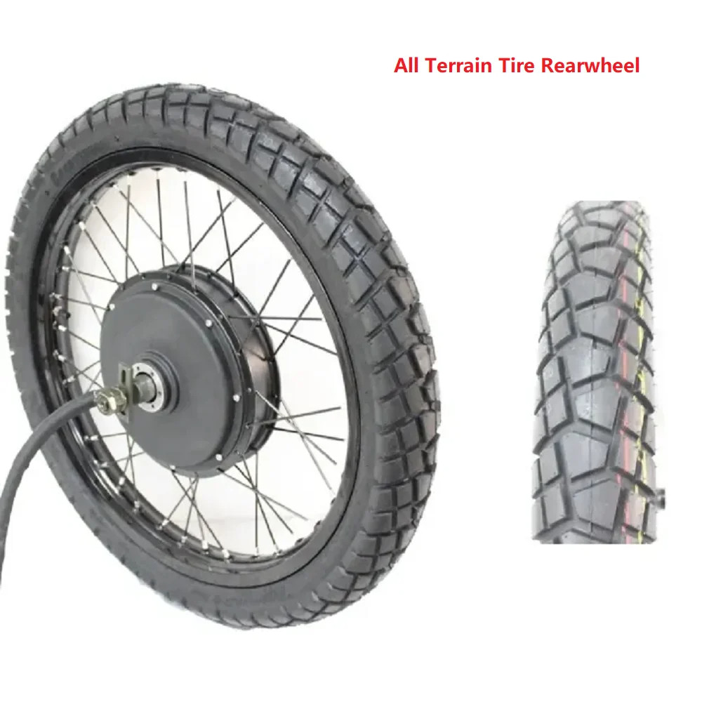 48V-72V 3000W-5000W Ebike Motorcycle Rear Wheel Conversion Kit 17″ 18″ 19″ 21″