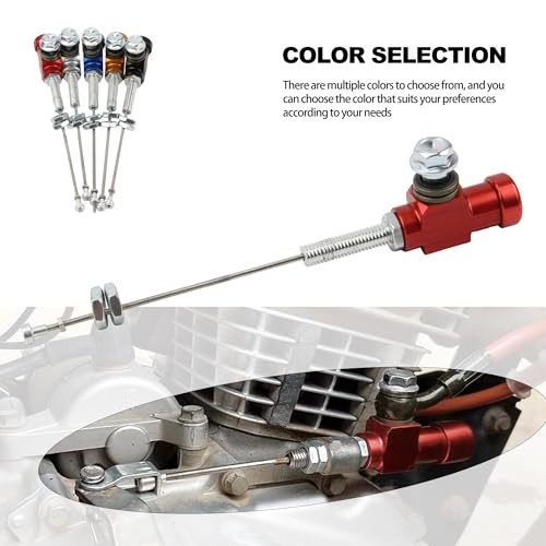Motorcycle M10x1.25mm Hydraulic Clutch Master,Master Cylinder Rod Brake Red