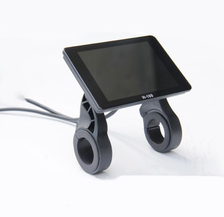 EBike Compatible H-100 Smart LCD Color Screen with light wire 5PIN+2PIN SM plug