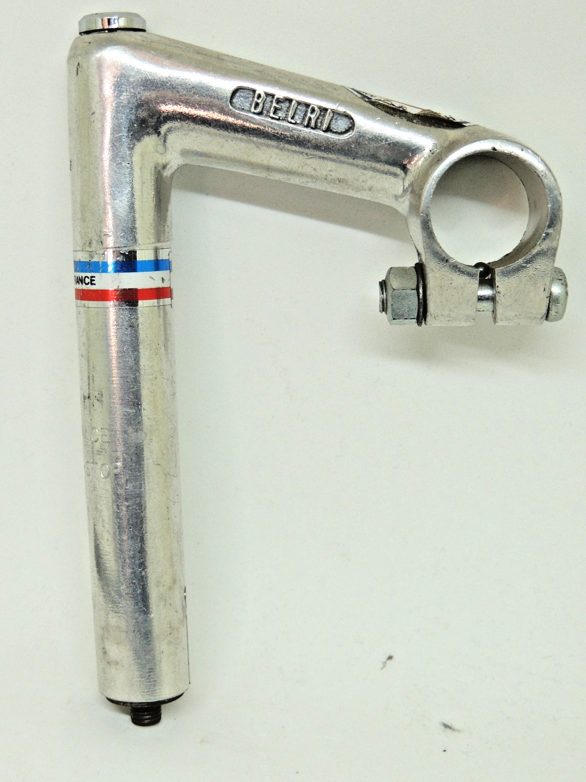 Vintage Belleri bicycle gooseneck quill stem 21.9mm x 90mm (NOS) Made in France