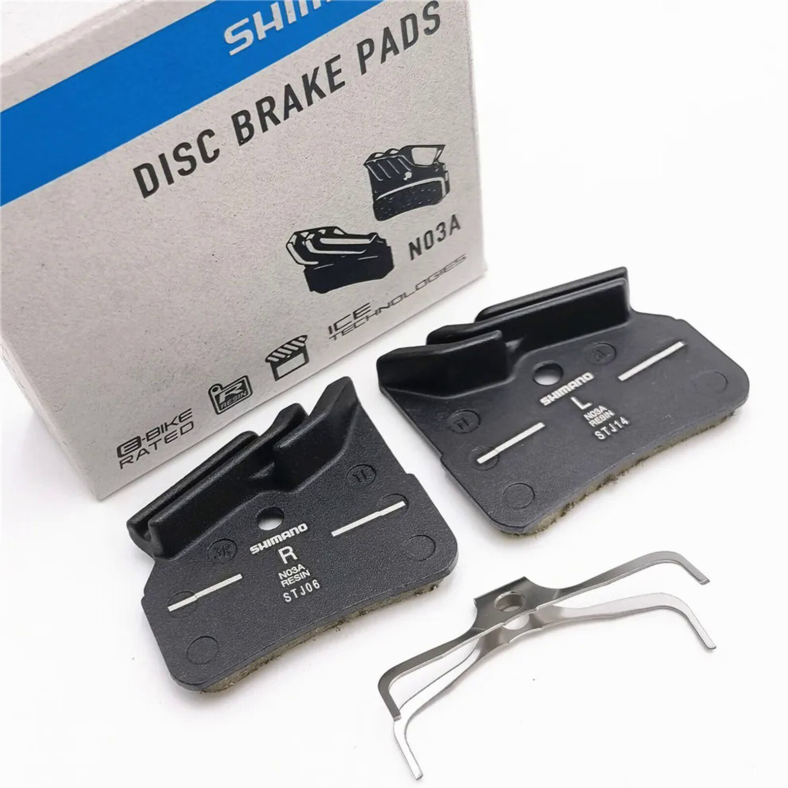 2Pairs Shimano N03A Disc Brake Pads Resin Ice Tech MTB DEORE XT XTR M8120 N04C