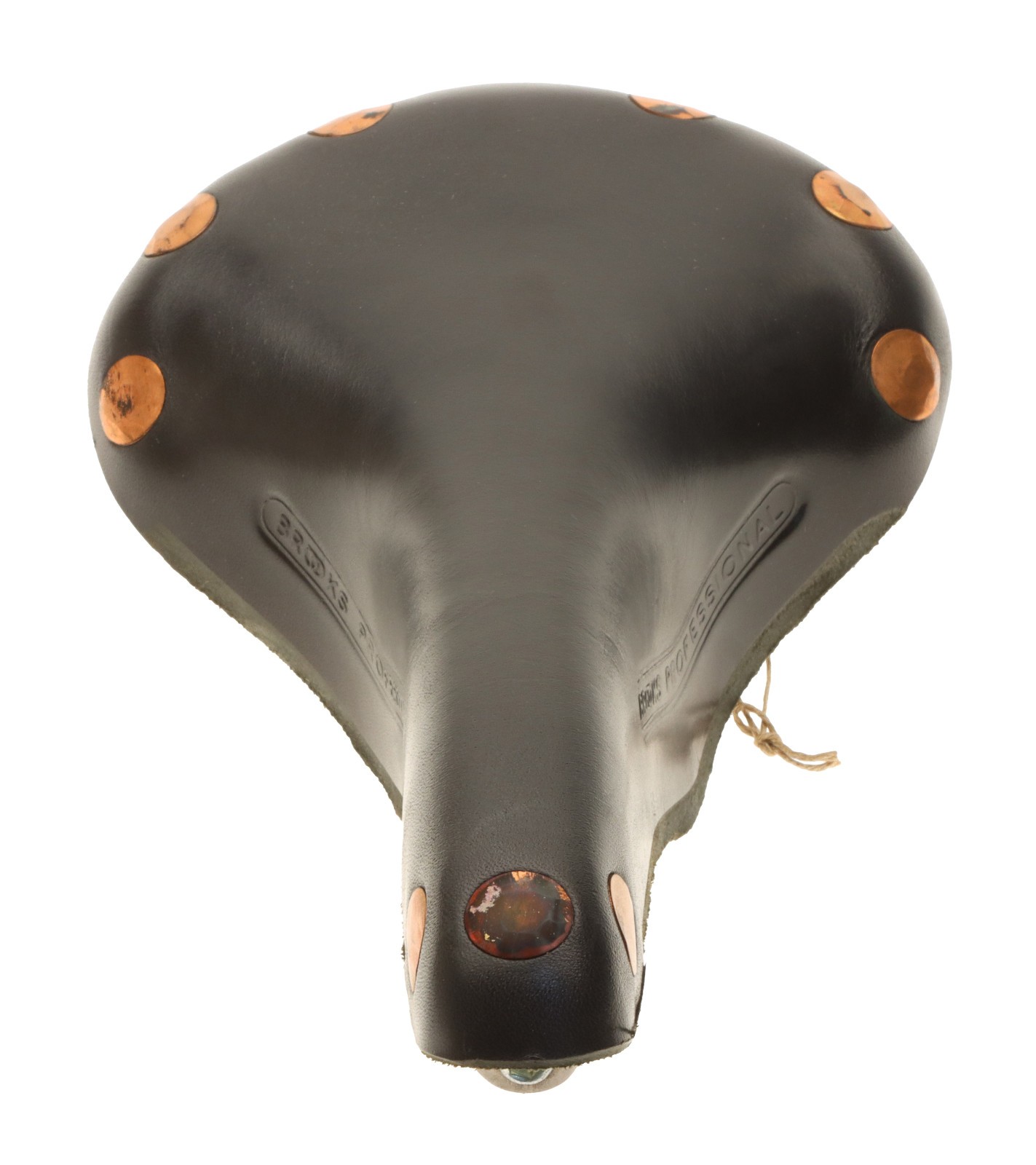 Brooks Team Pro Special Saddle Titanium Rails Hard Leather Cover Black NEW NOS