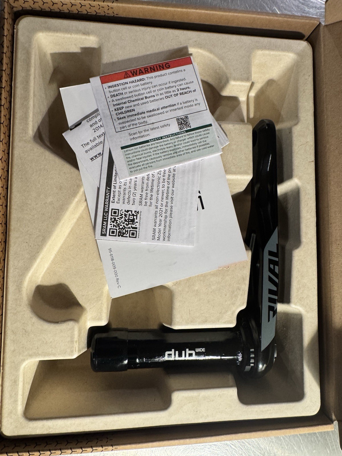 SRAM Rival E1 DUB Wide Xplr Power Meter 170mm Crank Arm No Chainring