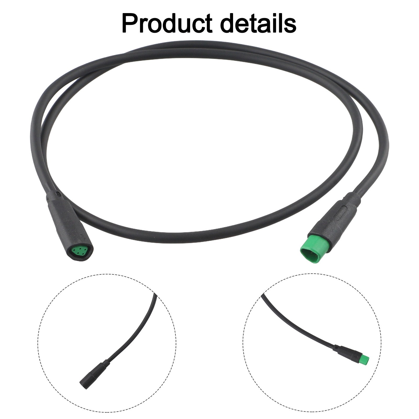 EBike Extension Cable 5 Pins Display Connector for Bafang CAN Protocol Use