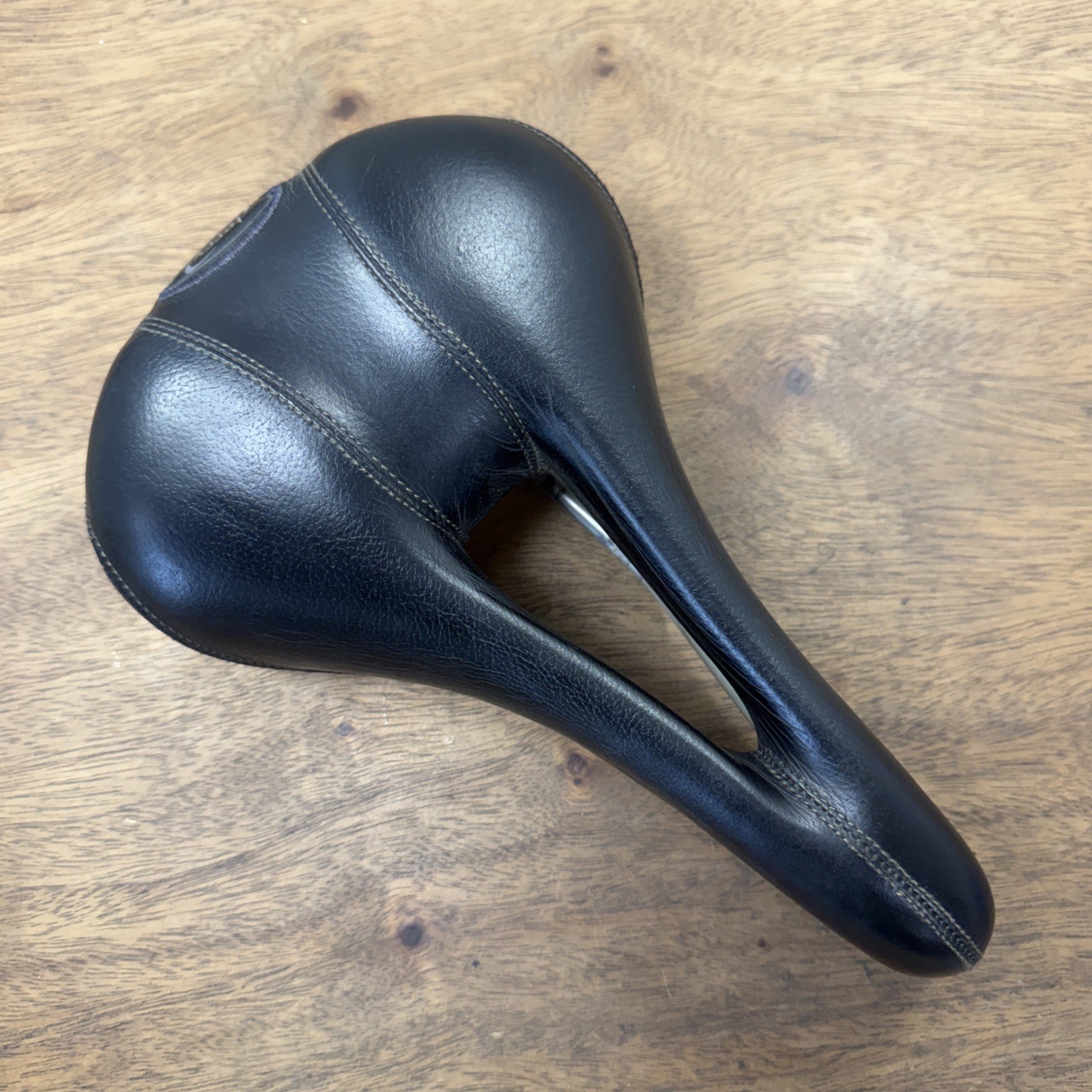 Terry Liberator X Bike Saddle Black Leather Cutout 165/270mm