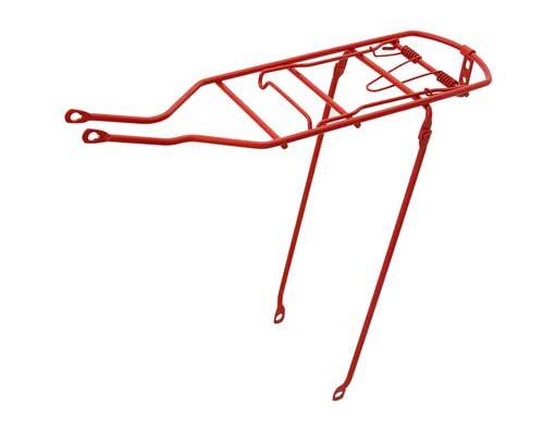 Original Bicycle Steel Red Carrier Back Rack Used for Beach Cruisers and Fixies.