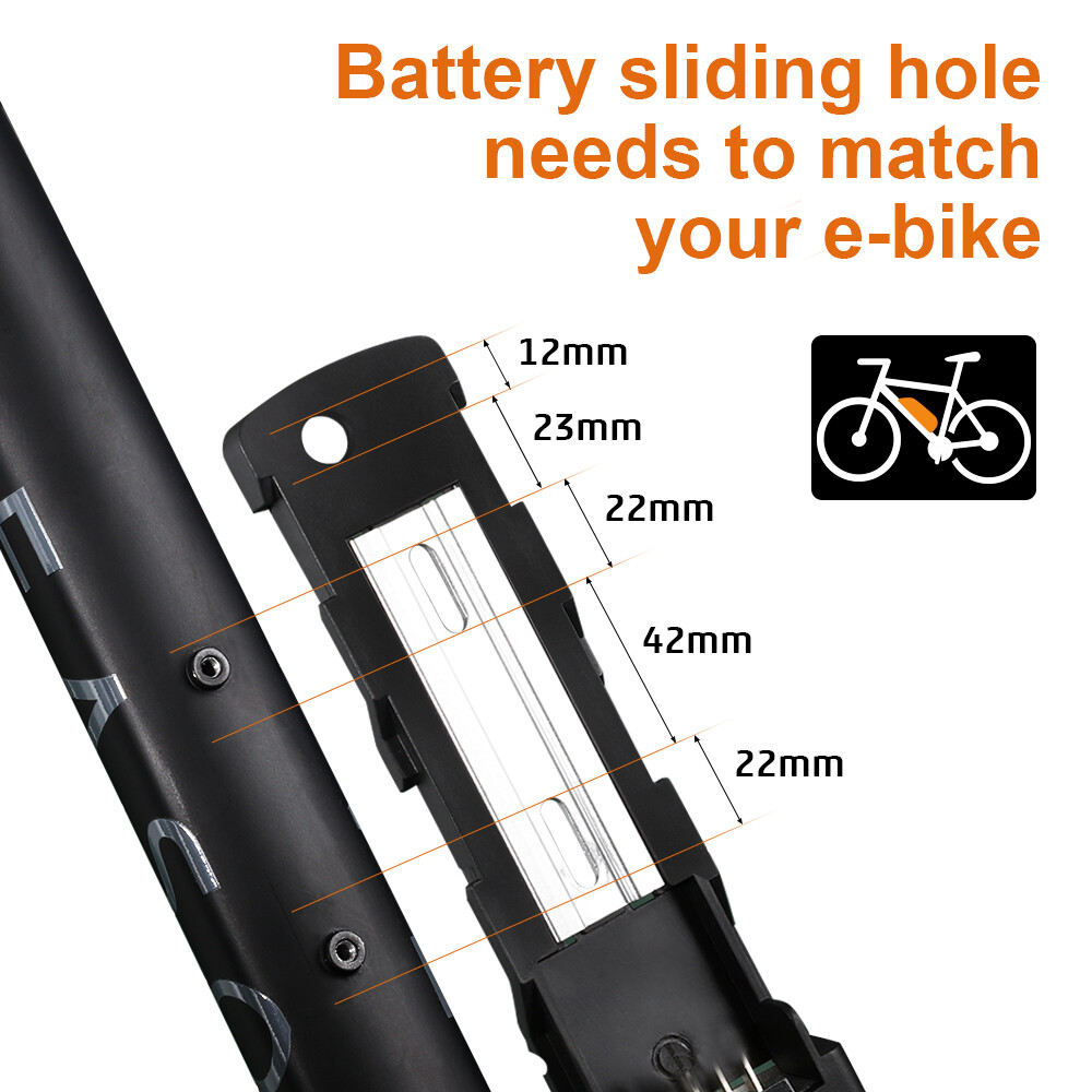 36 volt 48 volt Lithium Battery Electric Bike Batteries 48V 15Ah Hailong Battery