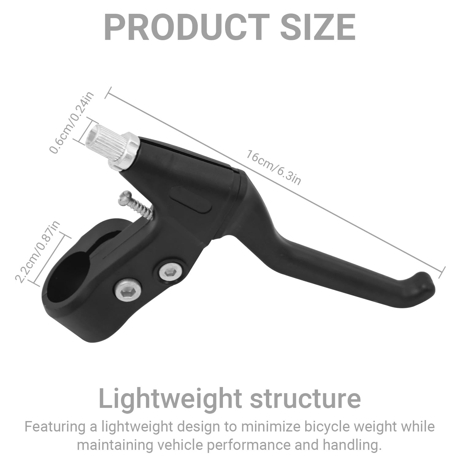 Universal Bicycle Brake Levers Set Pair 22mm Handlebar Brake Lever Assembly