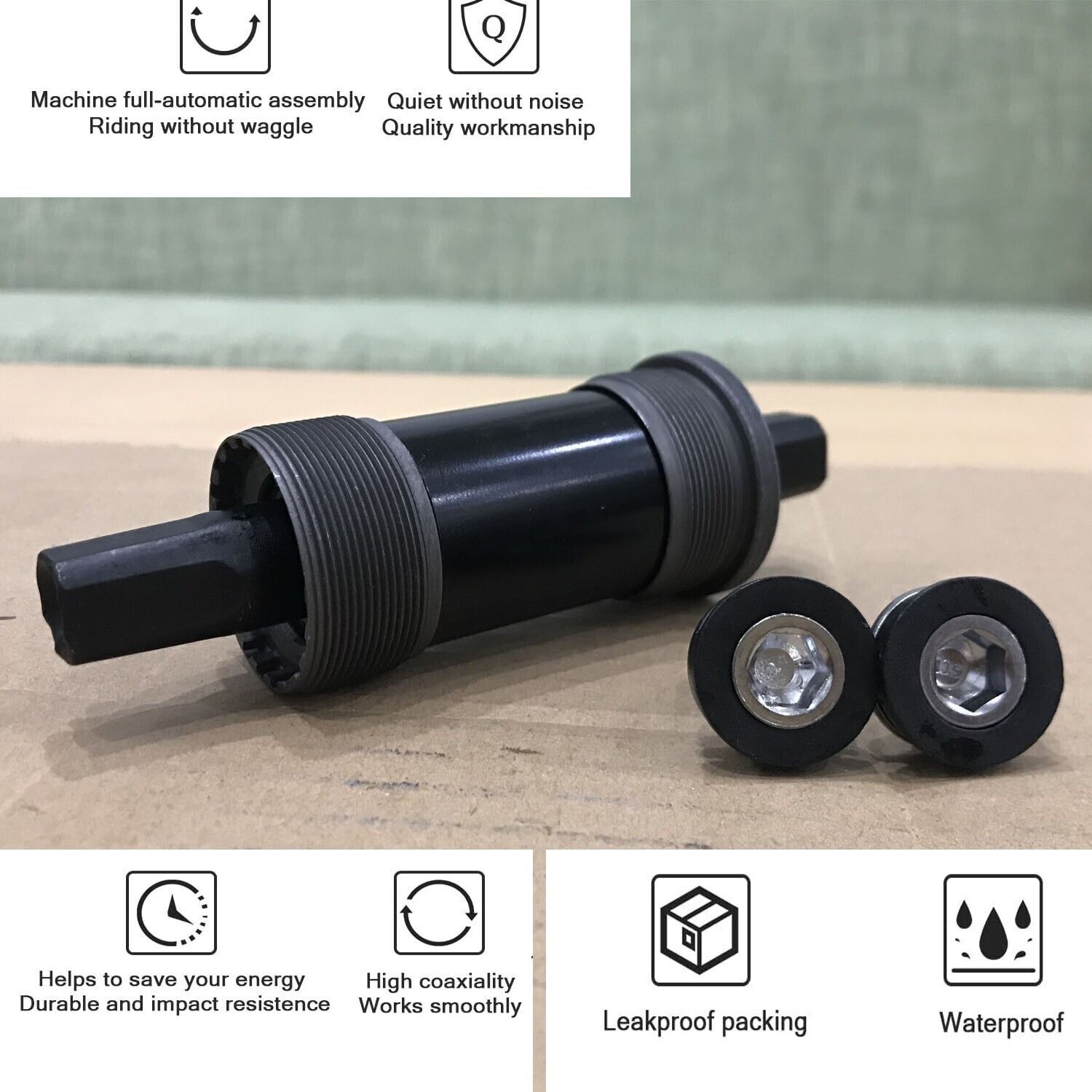 Bicycle Square Taper BB Bottom Bracket Bearing Cartridge 68mm-Mountain Road Bike