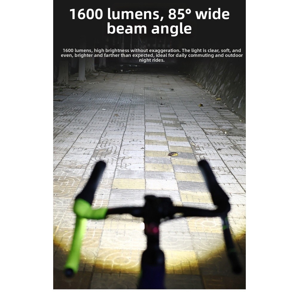 Bicycle Light with Quick Release Mount 1000 1600 Lumens IPX5 Night Riding