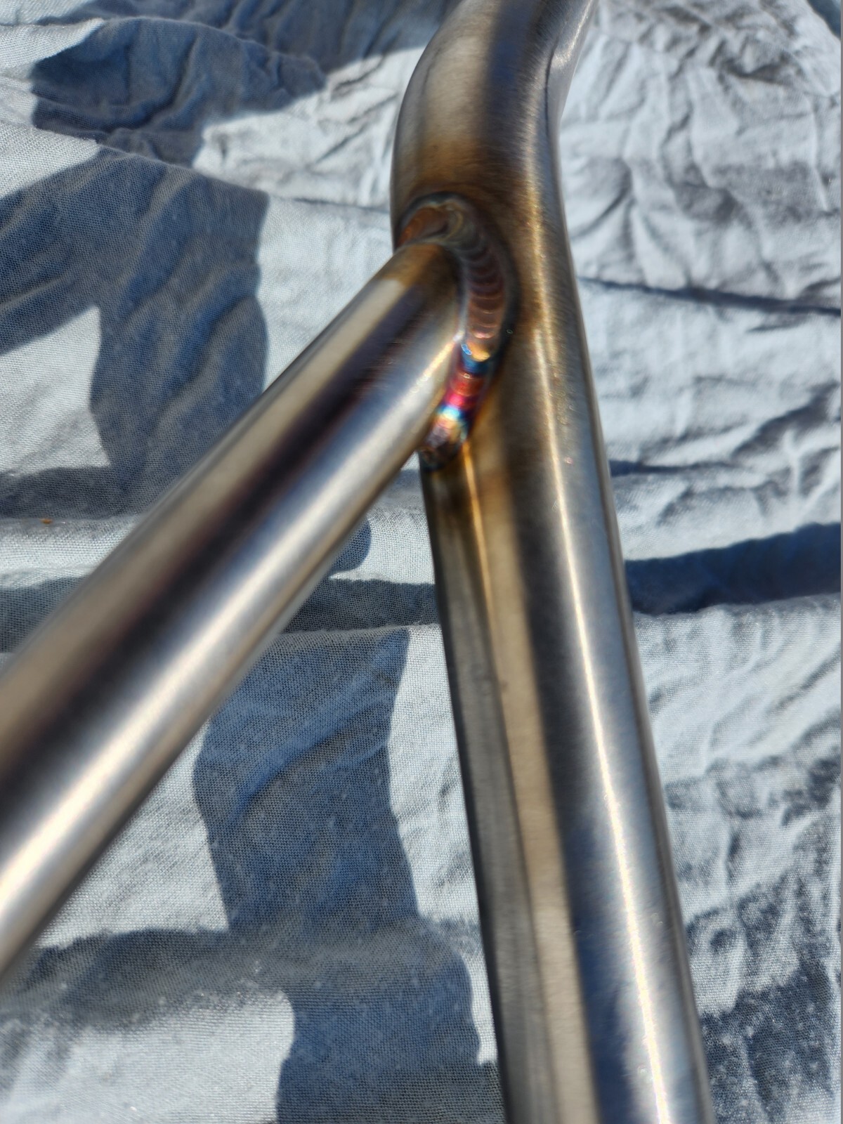 New Al’s Rapid Transit Stainless Steel Cruiser Bars Kos Kruiser BMX No Knurl